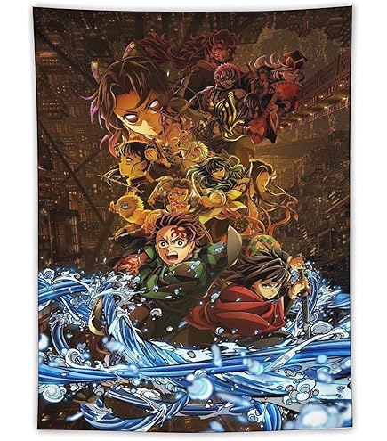 Amazon.co.jp: タペストリー 鬼滅の刃 柱合会議・蝶屋敷編 鬼殺隊